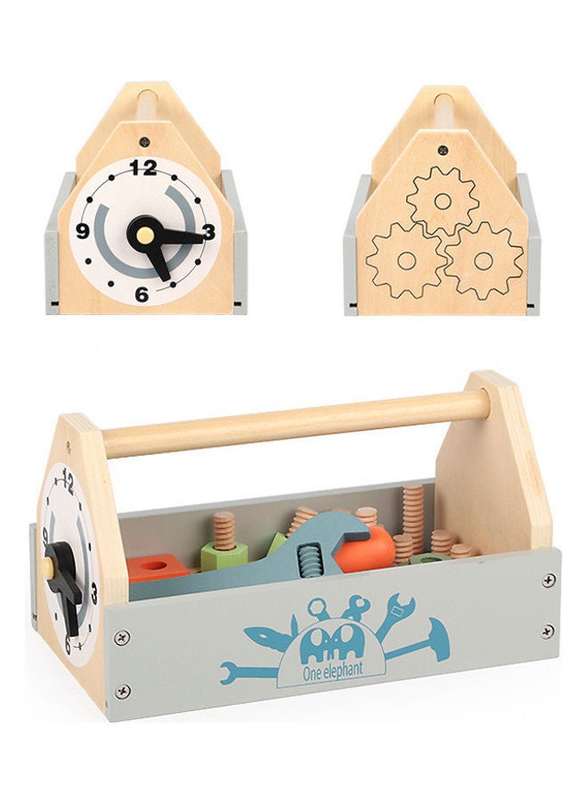 NIBEMINENT Kids Puzzle Maintenance Portable Toolbox Toys 23x13.5x12.8cm - Image 2