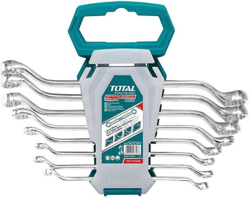TOTAL 8-Piece Offset Socket Wrench Set - Image 1