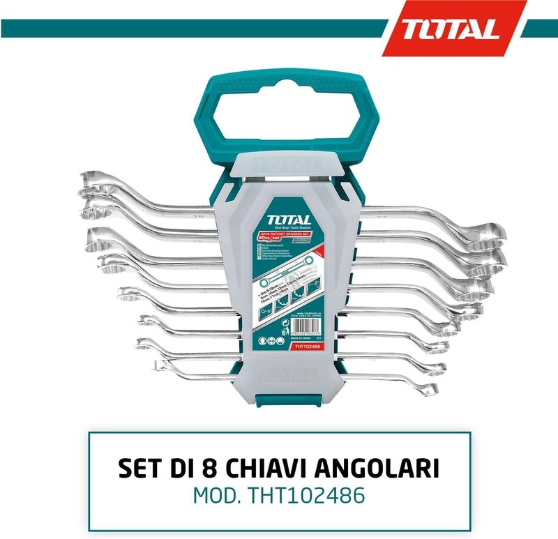 TOTAL 8-Piece Offset Socket Wrench Set - Image 3