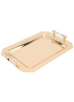 Alsaif Alif Tofaria Set With Steel Dates 5 Pieces Rectangular Gold  - Image 2