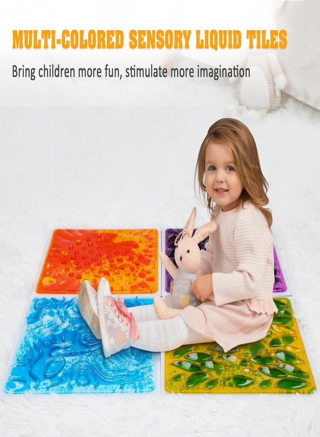 Crystiles Sensory Floor Tiles, 4 Set Textured Play Mats Pads Tiles, 12" X 12" Crash Pads for Kids, Sensory Decorative Tiles with ASTM, BS EN71, CPSIA Certified - Image 2