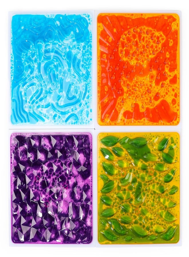 Crystiles Sensory Floor Tiles, 4 Set Textured Play Mats Pads Tiles, 12" X 12" Crash Pads for Kids, Sensory Decorative Tiles with ASTM, BS EN71, CPSIA Certified - Image 1