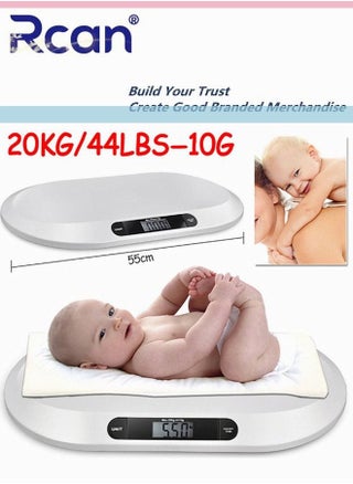 Baby Weight Scale 10G to 20KG Multi-Function with LCD Display 3 Weighing Mode LB OZ KG Measure Height Scale for Infant Newborns Puppy Cats - pzsku/ZB9CD356A9C5DE9540B68Z/45/_/1661394624/18b6c371-6be9-4bd9-9690-13bf9c667d9b