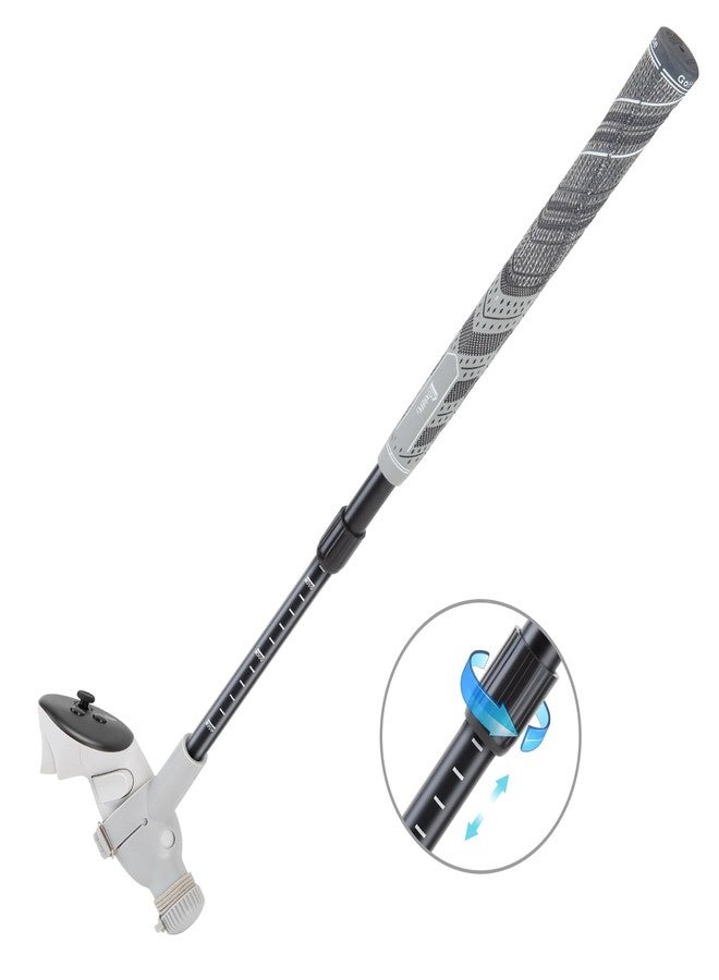 Dxldfks Golf Club Attachment for Meta Quest 3S/ 3 and Oculus 2, Adjustable Handle Grip for VR Game Golf + and 90 Degree Design Keep Tracking for Right Controller - Image 1