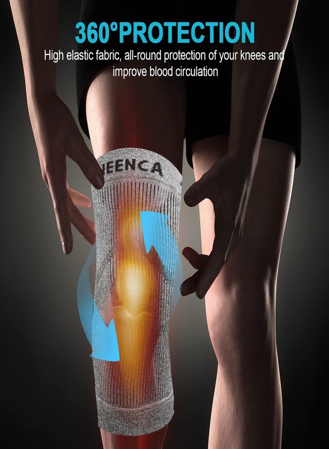 نينكا دعامة الركبة من NEENCA - دعامات الركبة لعلاج آلام الركبة، وتخفيف آلام المفاصل، والتورم، وتخفيف الالتهاب، وتحسين الدورة الدموية، ودعم الركبة للنساء والرجال - Image 5
