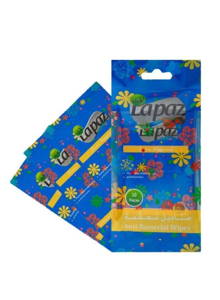 Lapaz Antibacterial wet wipes suitable for everyday use - Image 1