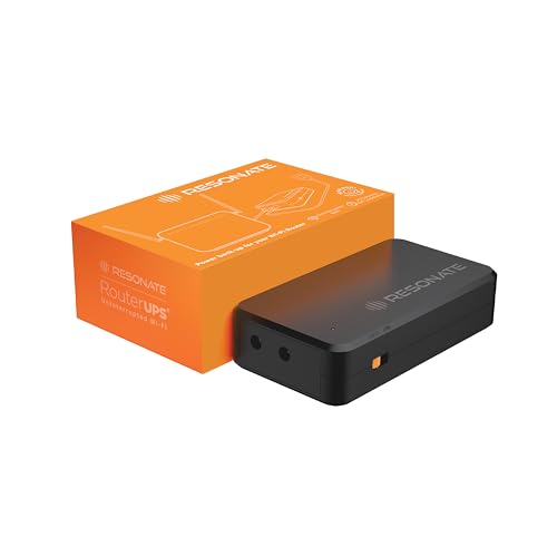 Resonate RouterUPS® Gen2 | Original Router UPS for 12V WiFi Router & Modem (Supports up to 2A) (7800mAh - 95% Longer Power Backup) | Compact Mini UPS with Intelligent Charging (Upto 6 Hrs Internet) - Image 1