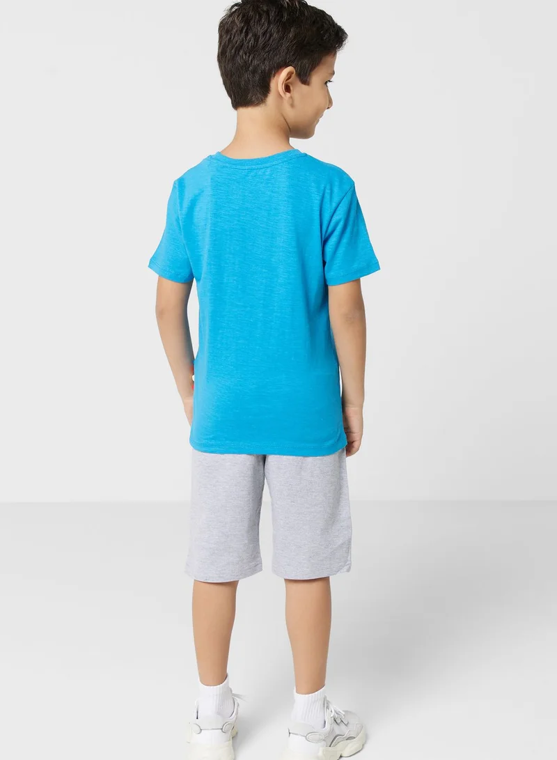 Ripples T-Shirts & Shorts Sets