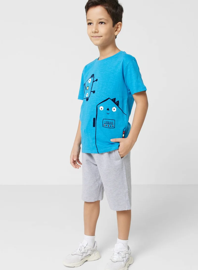 Ripples T-Shirts & Shorts Sets