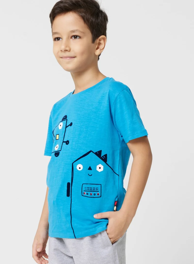 Ripples T-Shirts & Shorts Sets