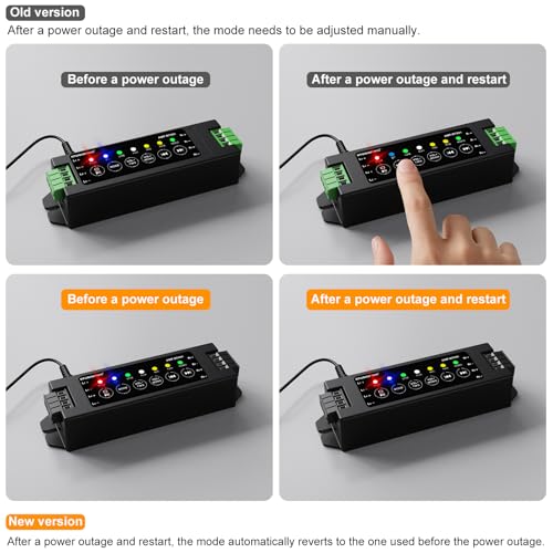 STUDIOFINIX 4-Channel Wall Mount Amplifier, 19V3A, Power-Off Memory & Infrared Remote Control with Bluetooth 5.0, USB/MIC/AUX/TWS, for Home/Garage/Ceiling Speakers - Image 3