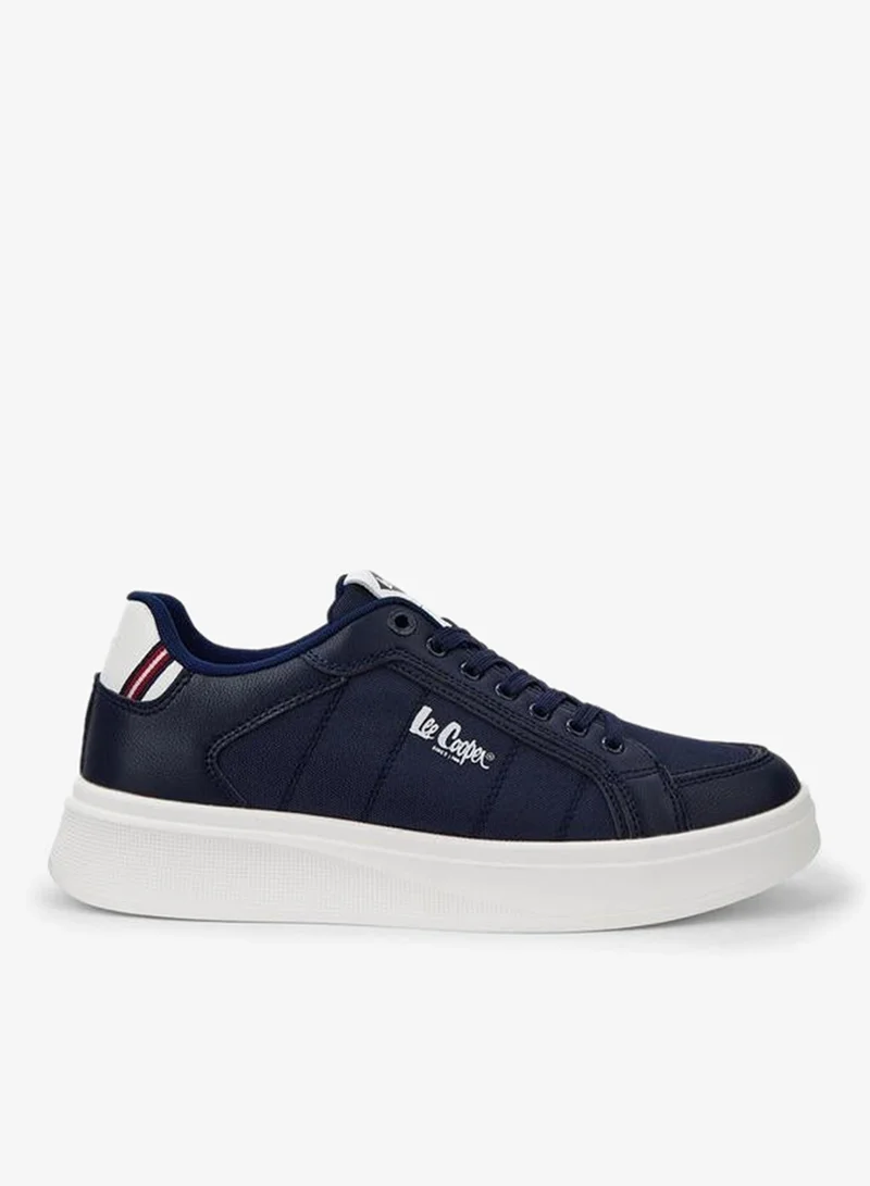 Lee Cooper Men's Solid Lace-Up Sneakers