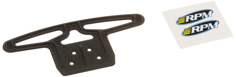 آر بي إم RPM Wide Front Pumper Losi Mini-T Black - Image 1
