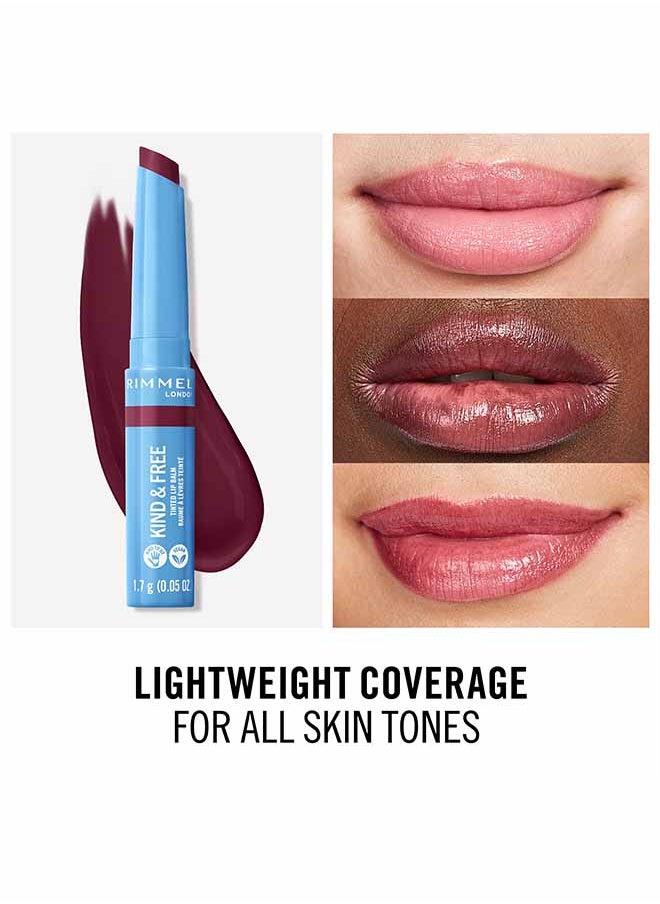 RIMMEL LONDON Kind And Free Lip Balm 006 – Berry Twist (Berry)  - Image 5