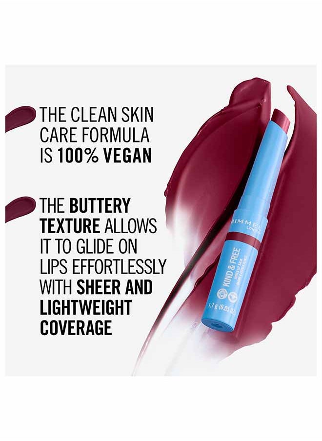 RIMMEL LONDON Kind And Free Lip Balm 006 – Berry Twist (Berry)  - Image 3