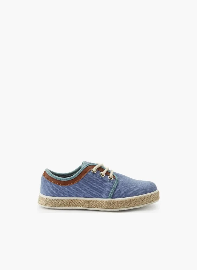 ببرمنة Boys Lace-Up Espadrille Sneakers