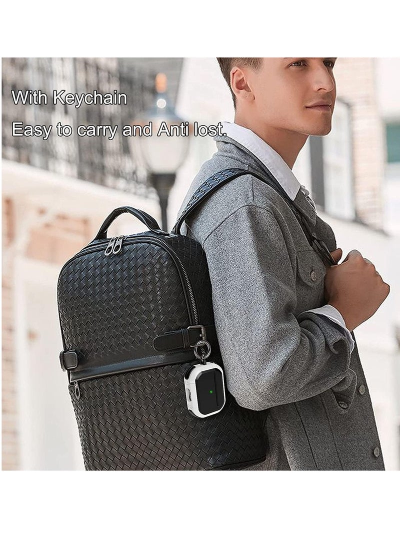 ELTRAZONE AirPods 3 Case Cover with Keychain Upgraded Armor Shockproof Hard-Shell Protective TPU Compatible for Apple Airpods 3rd Generation Case for Women Men Girls Boys (Front LED Visible) - Image 5