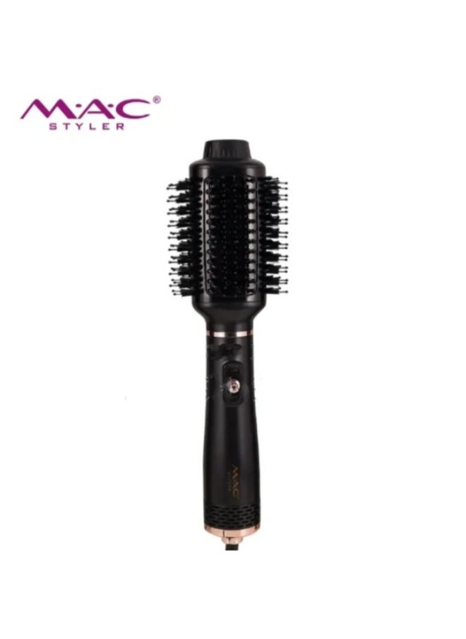 Mac Styler Mac Styler Hair Dryer Hot Air Brush Styler & Volumizer One Step Hair Straightener Curler Electric Blow Dryer Brush MC-1510  - Image 1