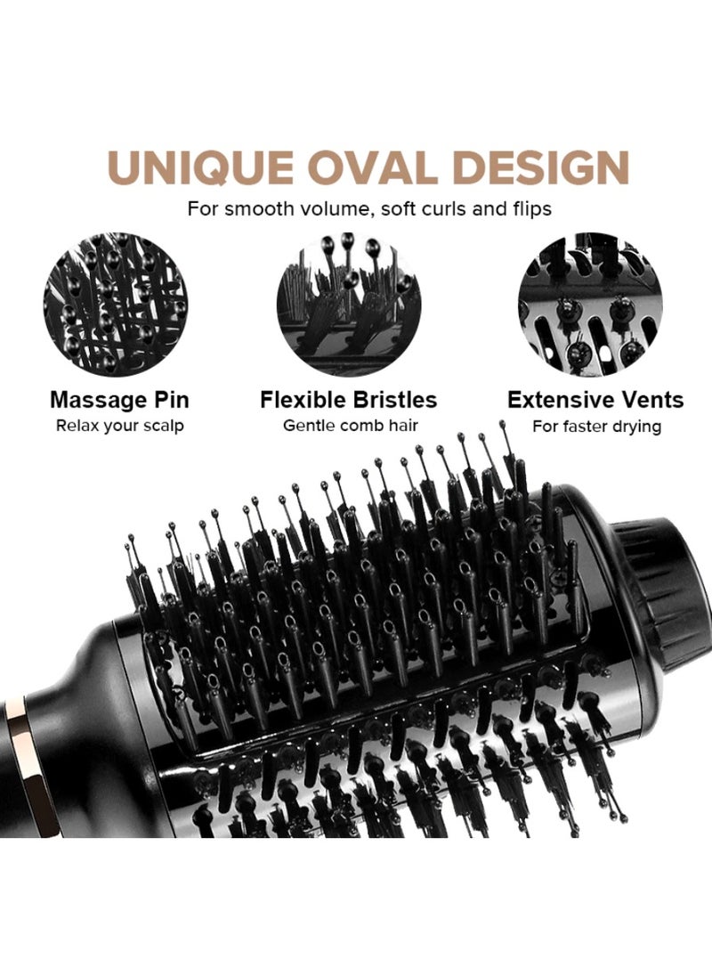 Mac Styler Mac Styler Hair Dryer Hot Air Brush Styler & Volumizer One Step Hair Straightener Curler Electric Blow Dryer Brush MC-1510  - Image 3