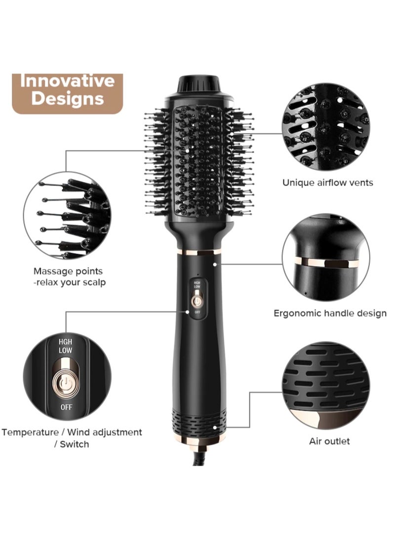 Mac Styler Mac Styler Hair Dryer Hot Air Brush Styler & Volumizer One Step Hair Straightener Curler Electric Blow Dryer Brush MC-1510  - Image 5