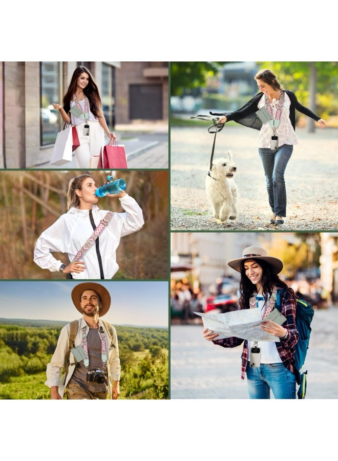 إكس ليفيل حبل هاتف عالمي، حزام بمشبك وحمل، مع محفظة، حزام هاتف بمحفظة بسحاب، حبل هاتف محمول قابل للتعديل مضاد للسرقة للنساء، مناسب لهواتف iPhone 17، 16 Pro Max، 15، Samsung Galaxy S25، S24، S23، معظم الهواتف الذكية، وملحقات سلسلة الهواتف المحمولة، باللون الأخضر - Image 5