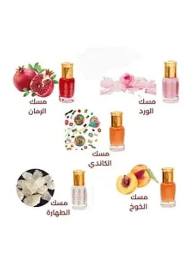 Musk Assortment Of 5 Pieces 6 ml