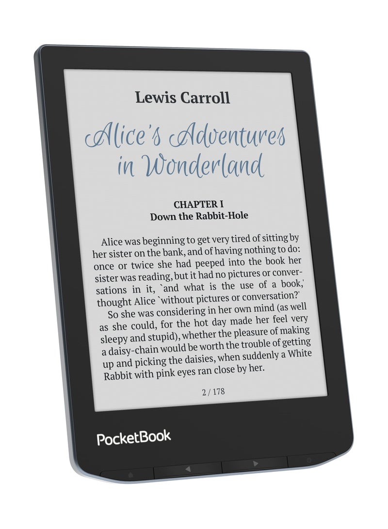 PocketBook VERSE PRO COLOR | Super Thin and Compact 6" e-Reader | Color Screen E Ink Kaleido™ 3 – Eye-Safe and Glare-Free | Text-to-Speech & Bluetooth | Audiobooks | SMARTlight | IPX8 Waterproof – Stormy Sea - Image 2