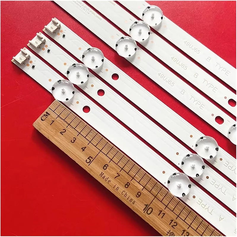 6pcs LED Backlight for TV 49UJ701V TV 17Y 49inch LED Array 49LJ61/UJ65 49LH61 49UJ65 A B 49UJ651V 49LJ614V 49UJ650 49UJ635 - Image 3