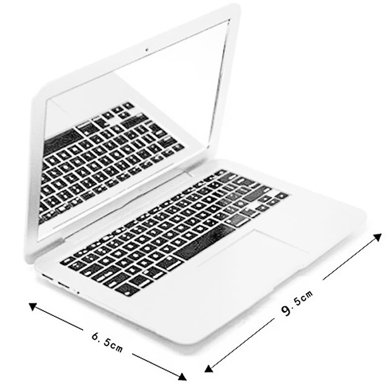 Mini Pocket Laptop Mirror Computer Glass Women Girls Cute - Image 4
