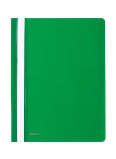 sasco Sasco Pack of 12 A4 Plastic Files - Green 