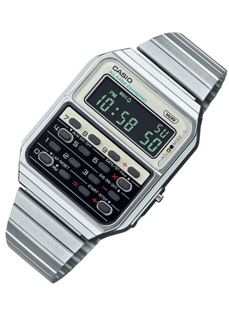 كاسيو ساعة الحاسبة الكلاسيكيه CA-500WE-7BDF - Image 2
