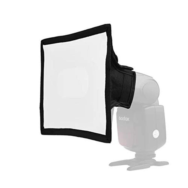 Shomex ® موزع فلاش عالمي صندوق ناعم – عاكس ضوء مربع قابل للطي لكاميرا DSLR وسرعة الضوء – يخفف الضوء القاسي، يعزز الصور الشخصية – سهل التركيب، تصميم قابل للطي، محمول - Image 3