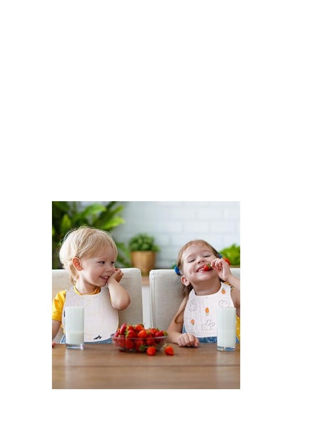 Excefore Muslin Baby Drooling Bibs, Cotton Baby Bibs, Infant Feeding Bibs, Drool Bibs Set, Baby Clothing Protection, Baby Shower Gift, 8 Layers Muslin Bibs For Infant Teething And Drooling 10-Piece - Image 3