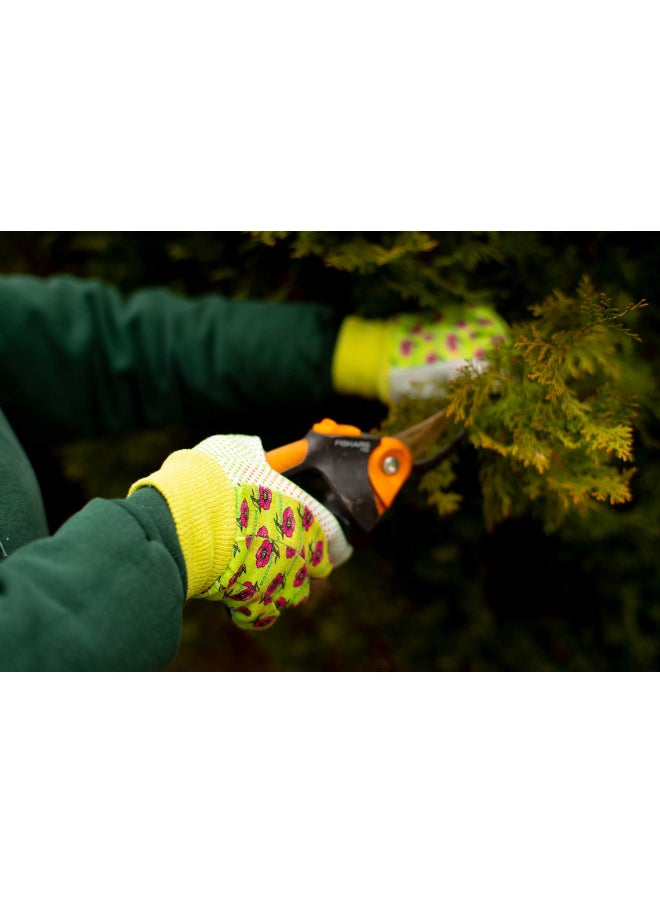 G & F Products G & F 1852-3 Women Soft Jersey Garden Gloves, Women Work Gloves, 3-Pairs Green/Pink/Blue per Pack  - Image 3