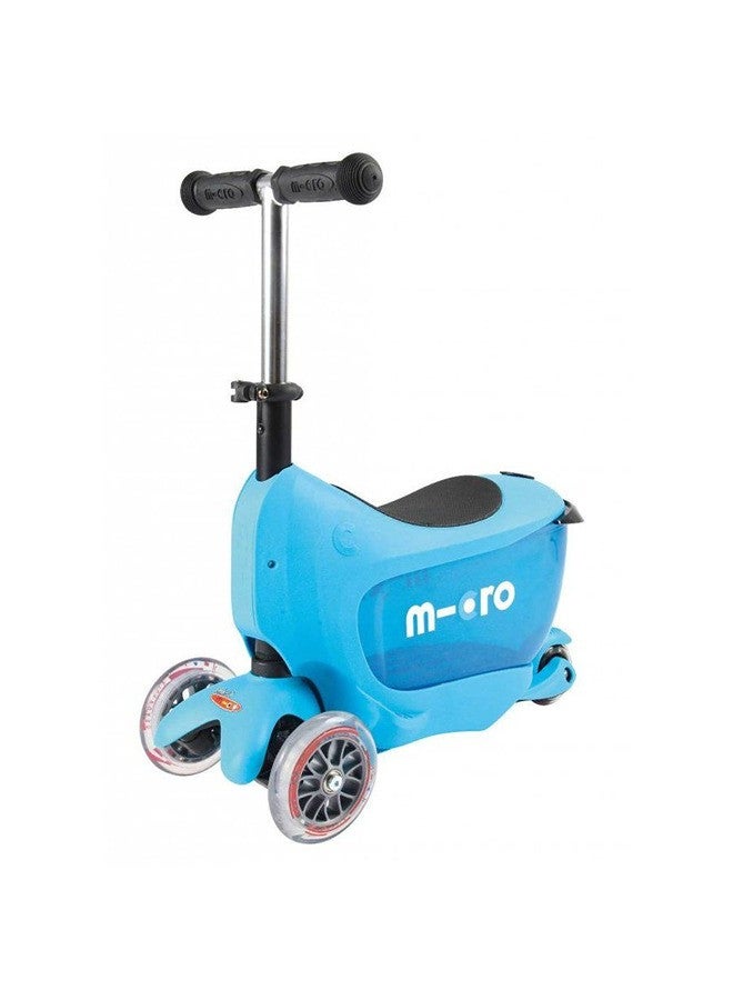 Micro Scooters |Mini 2 Go Classic | Lightweight | Storage Box|Boys & Girls | 1-5 years | Blue | Scooters | Scooter for Boys | Scooter for Kids | Kids Scooter | Outdoor Scooter| Ride on Scooter | Scooter for Girls - Image 1