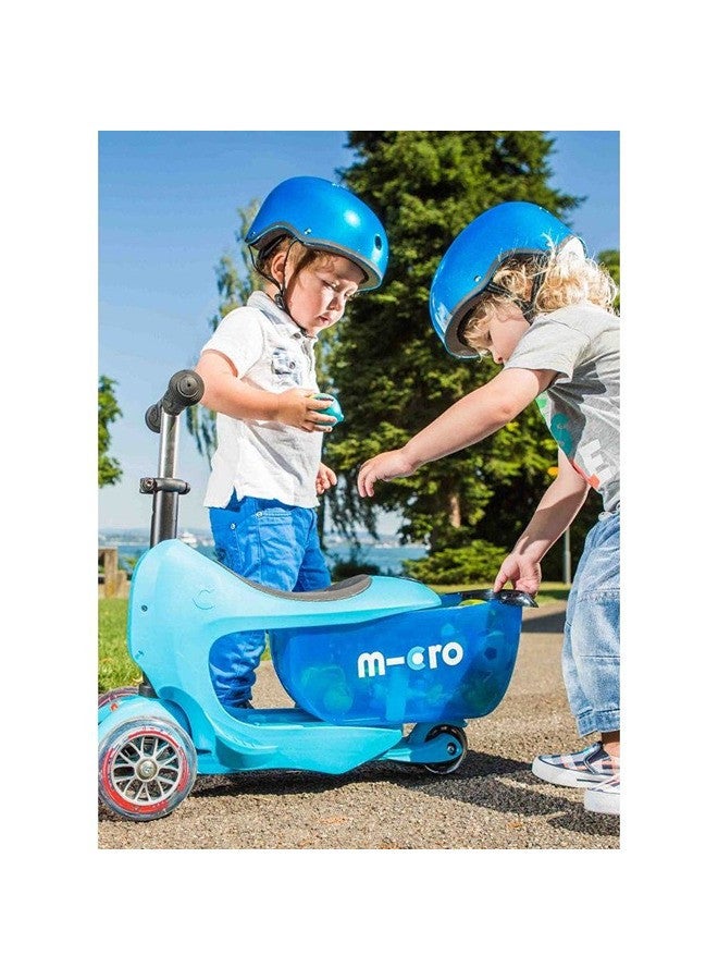 Micro Scooters |Mini 2 Go Classic | Lightweight | Storage Box|Boys & Girls | 1-5 years | Blue | Scooters | Scooter for Boys | Scooter for Kids | Kids Scooter | Outdoor Scooter| Ride on Scooter | Scooter for Girls - Image 3