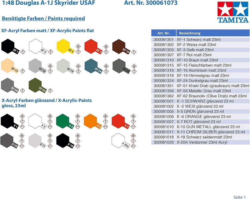 Tamiya 1:48 WWII Douglas A-1J Skyraider Model Kit - Image 4