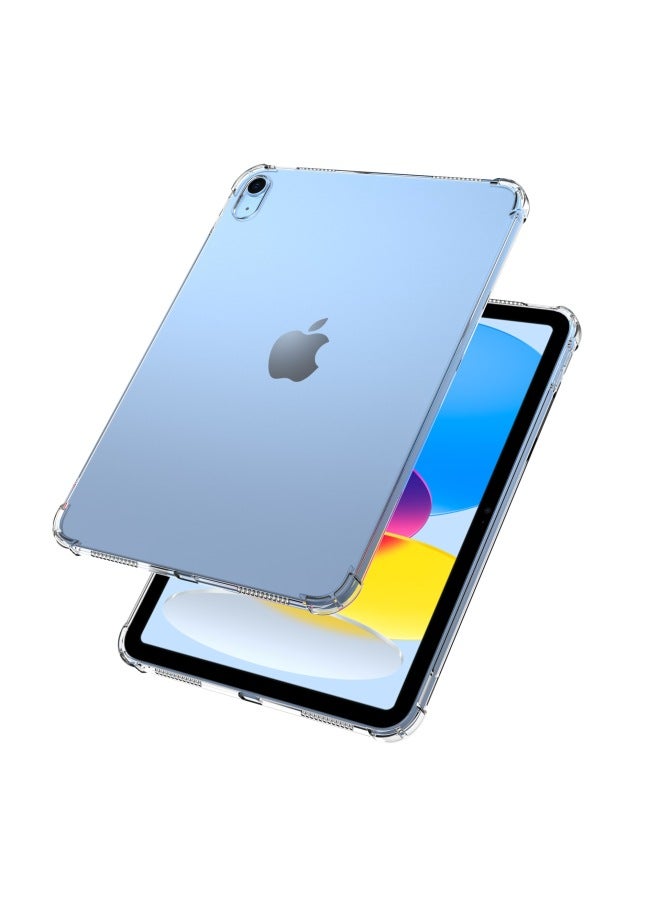 Applicable To The Ipad10 Protective Cover 10.9 Four-corner Airbag Anti-fall Transparent Support ApplePencil(USB-C)-Color:Through Black (airbag Anti-Fall Model)-Applicable Model:Pro11/2021/Special Pu  - Image 2