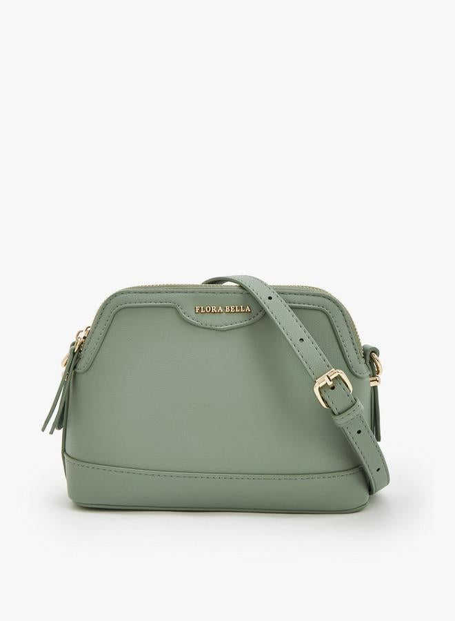 Flora Bella By Shoexpress Solid Crossbody Bag With Detachable Strap - Image 1