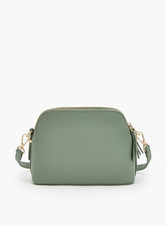 Flora Bella By Shoexpress Solid Crossbody Bag With Detachable Strap - Image 5