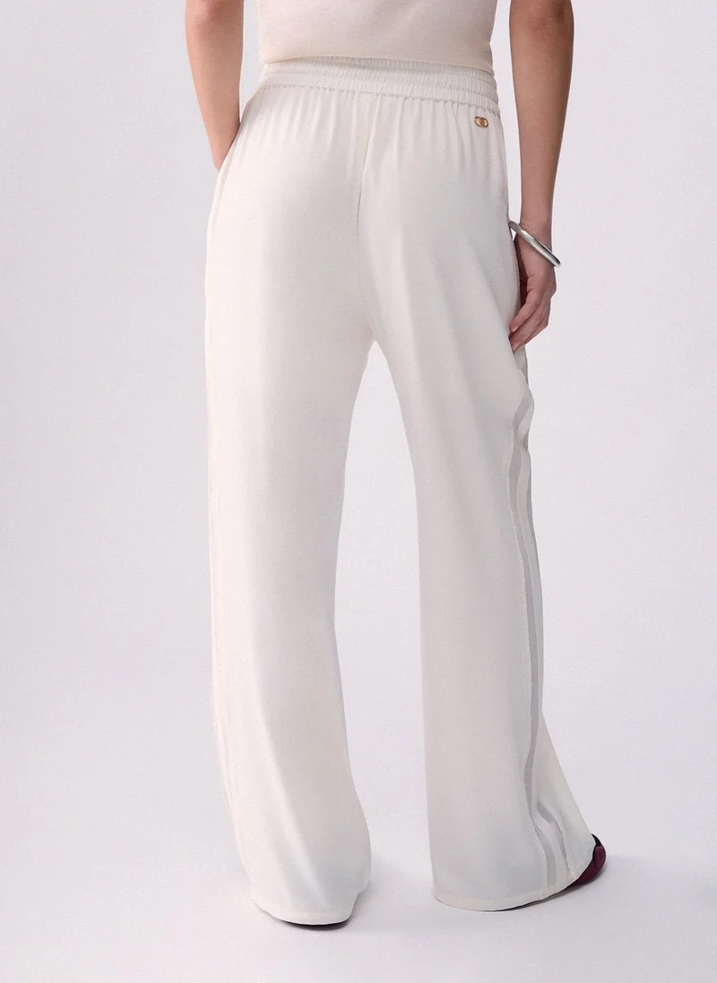 ليو جو Crêpe trousers