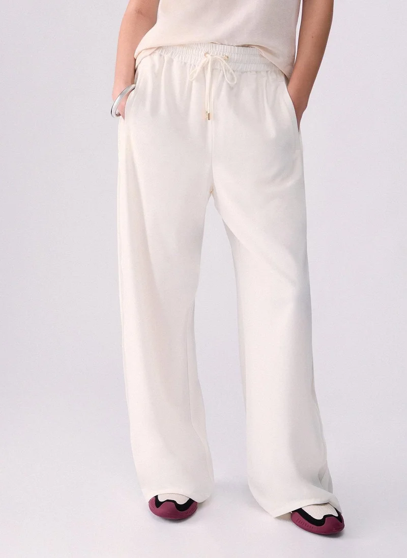 ليو جو Crêpe trousers