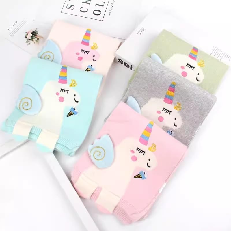 Newfancy Kids Girls Boys Winter Cute Unicorn Scarf Shawl Warm Soft Cozy Fashion Knit Neck Warmer Scarfs Toddler - Image 4