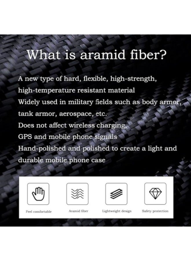 general Carbon Fiber Case Compatible with Nubia Red Magic 9 Pro/Red Magic 9 Pro Plus 600D Aramid Carbon Fiber Phone Case Cover - Image 2