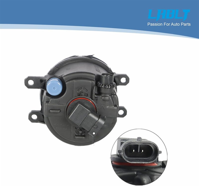 LABLT Fog Lights Assembly for 2007-2011 Toyota Yaris - Left & Right Side Replacement - Image 3