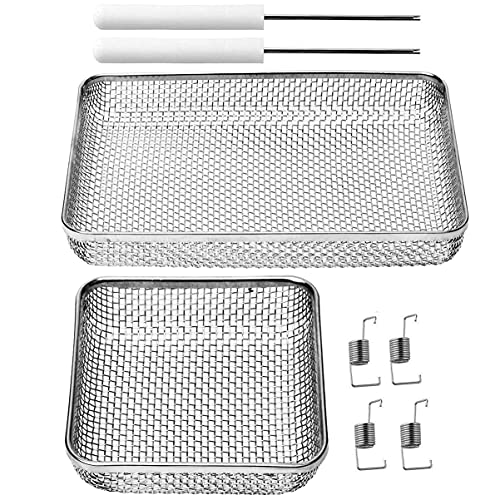 Wadoy RV Furnace Screen for RV Water Heater Vent Cover, Stainless Steel Mesh with Installation Tool - Image 1