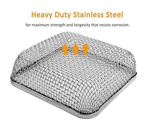 Wadoy RV Furnace Screen for RV Water Heater Vent Cover, Stainless Steel Mesh with Installation Tool - Image 3