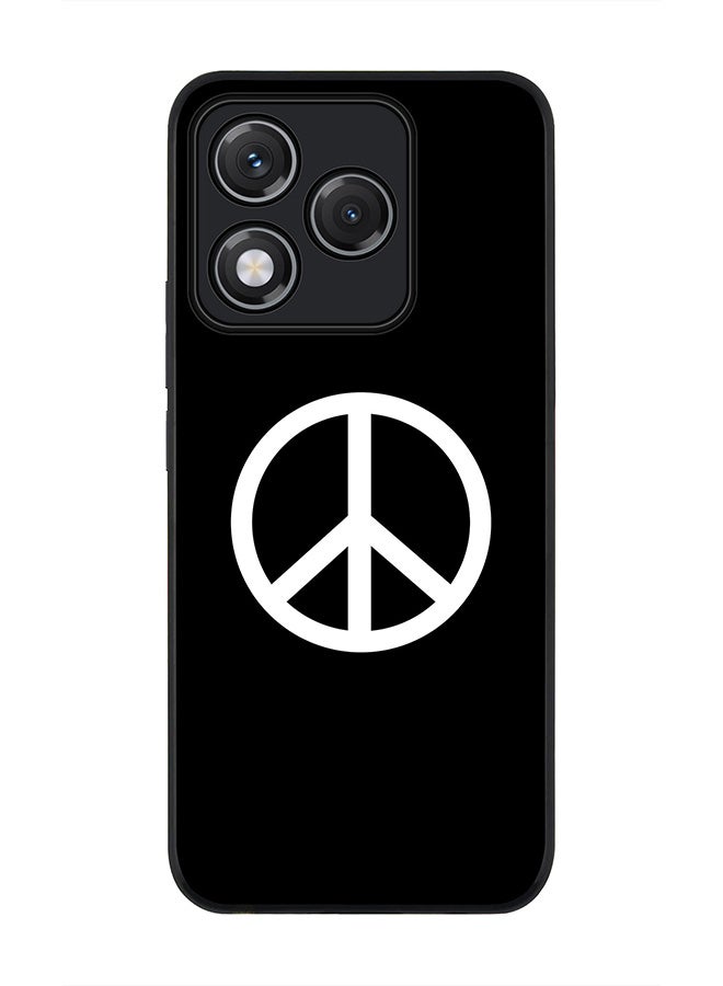 Stylizedd For Honor 400 Lite Case,Slim fit Camera Protection, Shockproof Thin Phone cover  - Peace Sign - Image 1