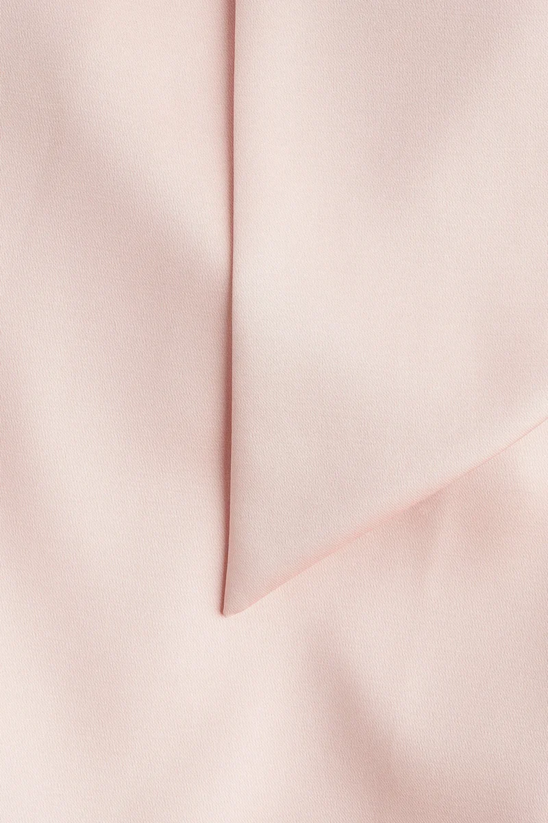 H&M Bow-detail one-shoulder dress