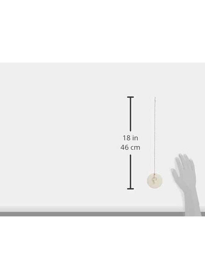 Danco 80783 Fit-All Rubber Stopper, Tub Drain, White